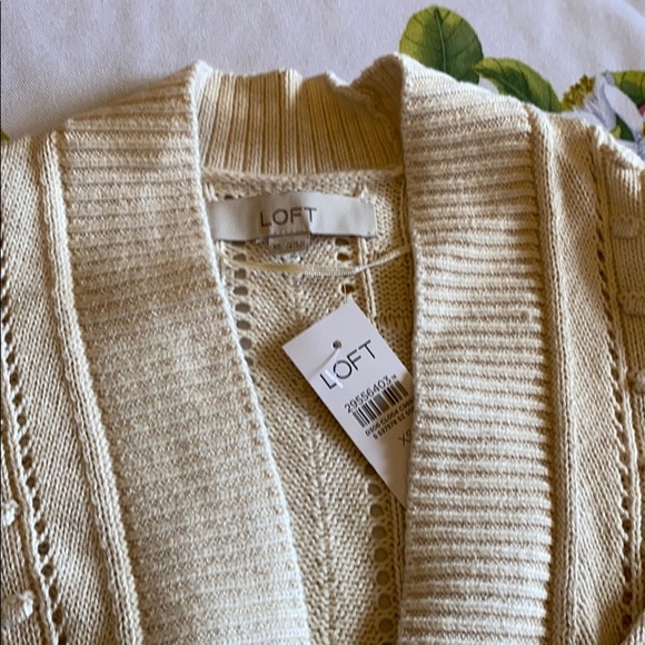 NWT Loft knit cardigan sweater - Picture 2 of 7